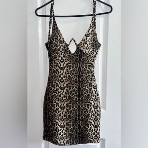 Rainbow Cheetah Dress